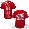 2021 World Series Champions Red Baseball Jersey Shirt