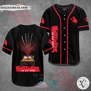 A Nightmare on Elm Street black Baseball Jersey