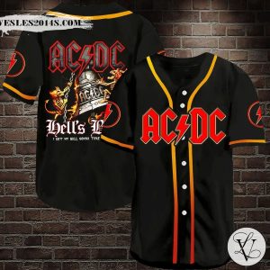 ACDC Got My Bell Rock Band Baseball Jersey Shirt