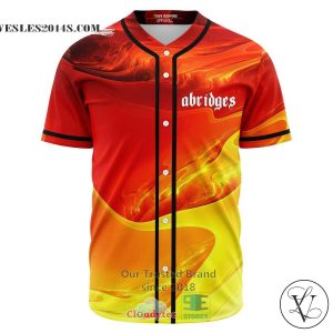 Abridges red Baseball Jersey