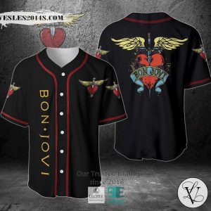 Bon Jovi Baseball Jersey