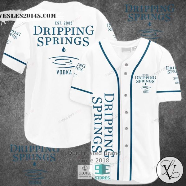 Dripping Springs Vodka Baseball Jersey