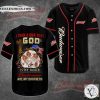 God Is My Father Budweiser Are My Brothers Baseball Jersey