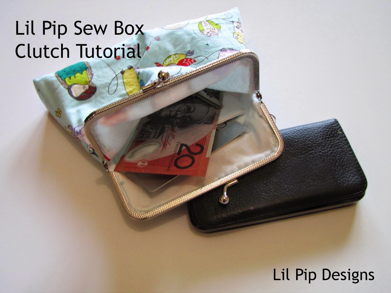 Lil Pip Sew Box Clutch Tutorial Image