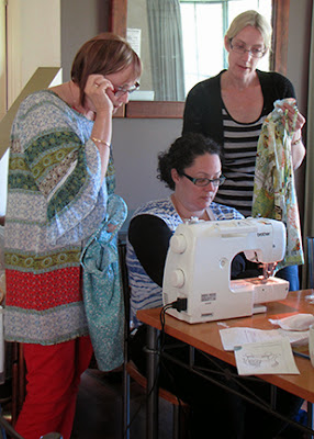 Mia and Mel helping Jodie