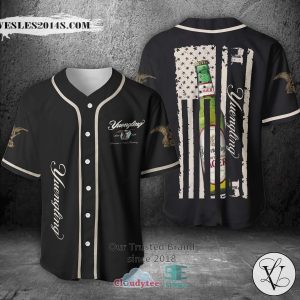 Yuengling Beer United States Flag black Baseball Jersey