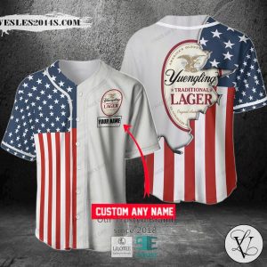 Yuengling Your Name US Flag Baseball Jersey