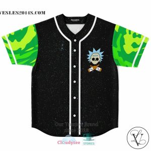 Zombie Rick Sanchez Wubba Lubba Dub Dub Baseball Jersey