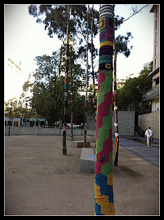 Yarn Bombed Tree 8