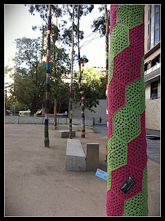 Yarn Bombed Tree 4