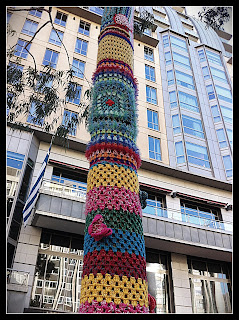 Yarn Bombed Tree 5